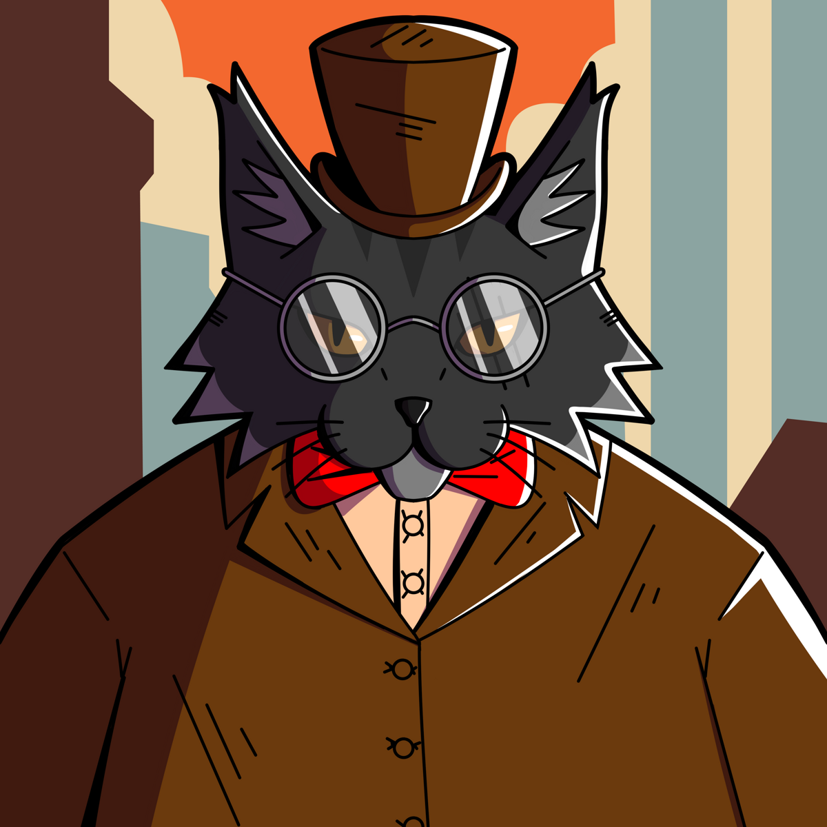 Illustrative Kitty #1 artwork